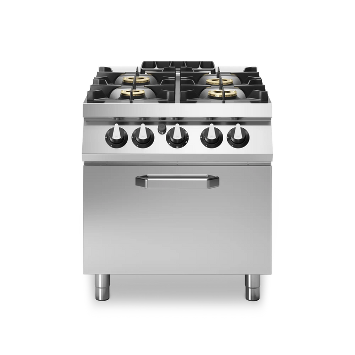 Modular R90/80CFG - 4 Burners Gas Range with Gas Oven