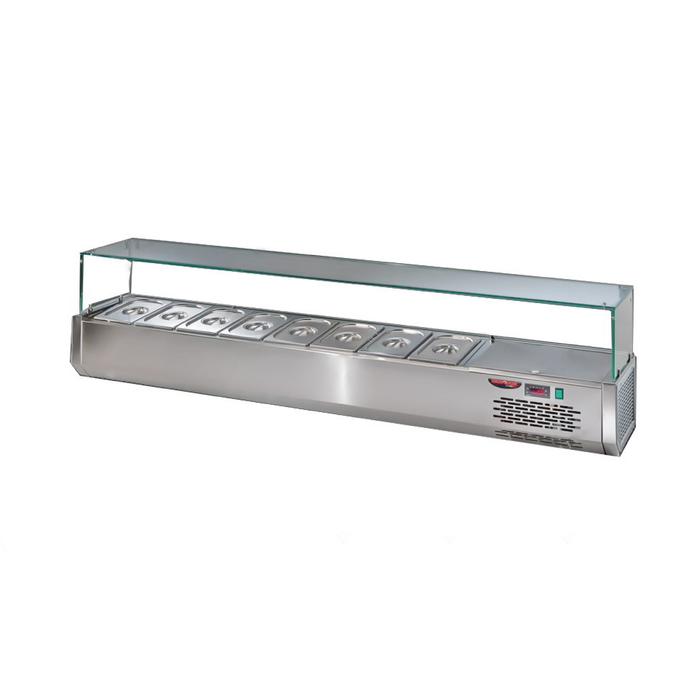 Tecnodom VR3190VD - Refrigerated Display for Pizza Ingredients 8 x 1/3 GN