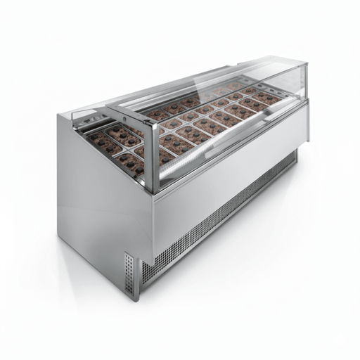 Frigomeccanica TWIN 18 - Ice Cream Showcase 18 Flavors Low Glass -  - Frigomeccanica
