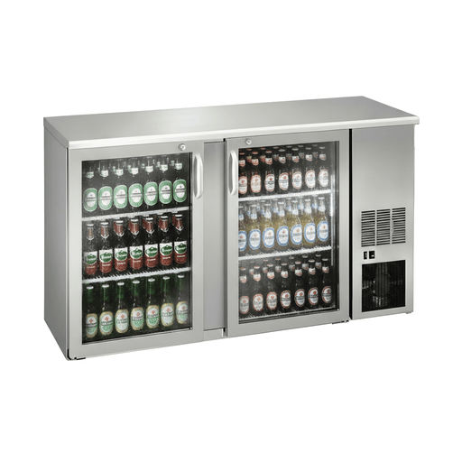Gamko ECO/22GMUCS - S/S Back Bar Cooler 2 Hinged Door -  - Gamko