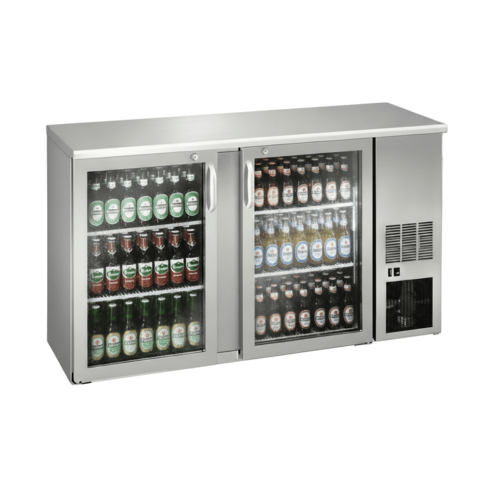 Gamko ECO/22GMUCS - S/S Back Bar Cooler 2 Hinged Door -  - Gamko