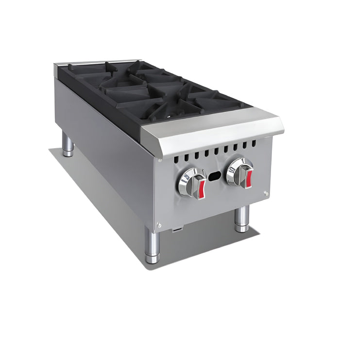 Gastron HWS - 2 - 2 Burners Gas Range Countertop -  - Gastron