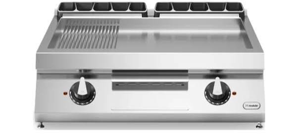 MODULAR R70/80FTE/SLR/T - Electric griddles chromed plate