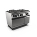 Mareno PC912GFG - 6 Burner Gas Range with Oven - Mareno