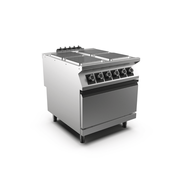 Mareno PC98EFEPQ - 4 Square Electric Hotplate Electric Static Oven Range -  - Mareno