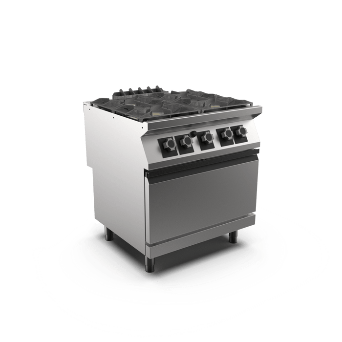 Mareno PC98GFG - 4 Burner Gas Range with Oven - Mareno