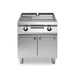 Modular R90/80FTE/SLR/P - Electric Griddle on Cabinet 2/3 Smooth 1/3 Ribbed - Satin Chrome Plate -  - Modular