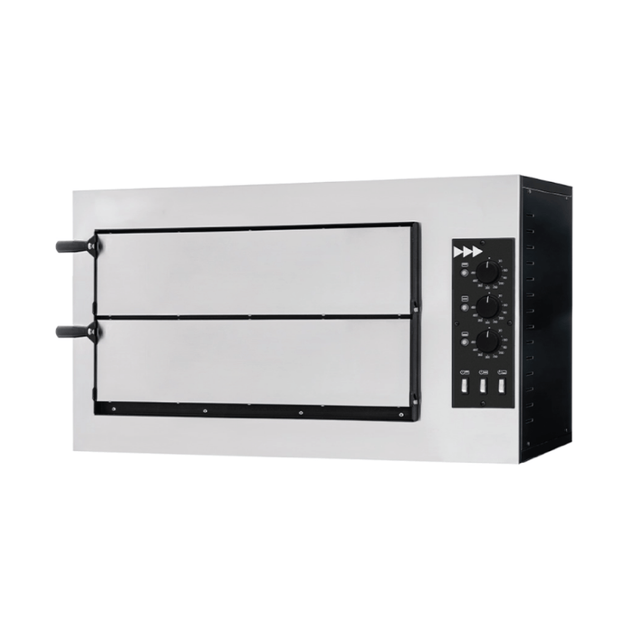Prismafood Basic 2/50 3T - Mechanical Electric Pizza Oven Two Decks - Prismafood