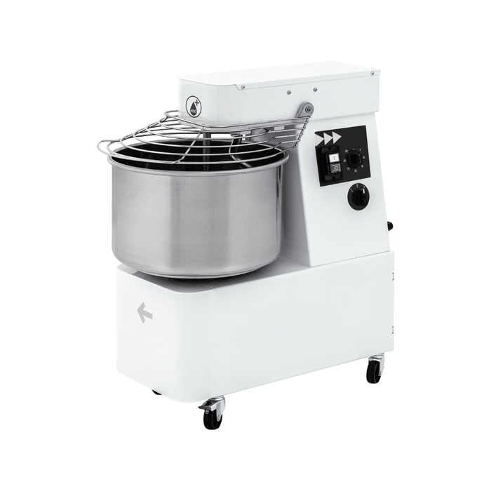 Prismafood IBT 60 2V H2O - Spiral Mixer 60 Lt with Timer and Castors (2 Speeds) - Prismafood