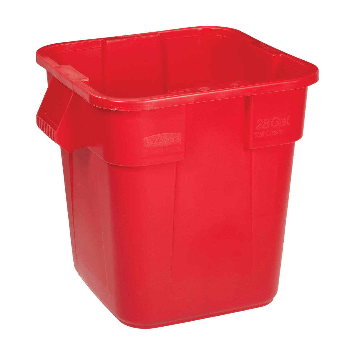 Rubbermaid 3526 - BRUTE® Square Plastic Waste Container 106 L — Al ...