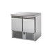 Tecnodom SLV02NX - Refrigerated Counter 2 Doors with S/S Top - DOM - SLV02NX - Tecnodom