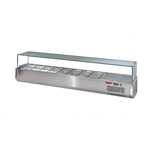 Tecnodom VR3190VD - Refrigerated Display for Pizza Ingredients 8 x 1/3 GN -  - Tecnodom