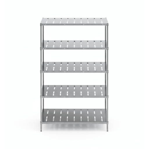 Yuksel 46/91/183 - S/S Perforated Shelving Unit 5 Tiers -  - Other Brands