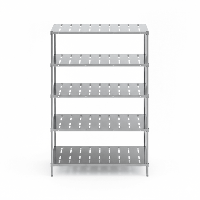 Yuksel 61/107/183 - S/S Perforated Shelving Unit 5 Tiers -  - Other Brands