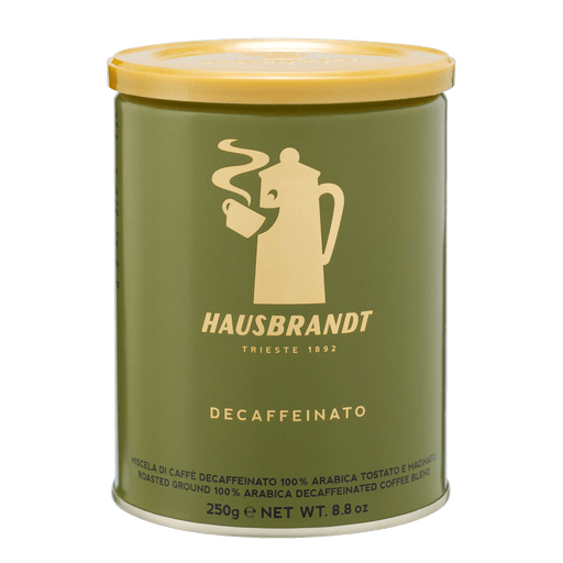 Hausbrandt 1638 Decaf 100% Arabica - Ground Coffee for Espresso Machine- 250g - HAUS1638 - Hausbrandt
