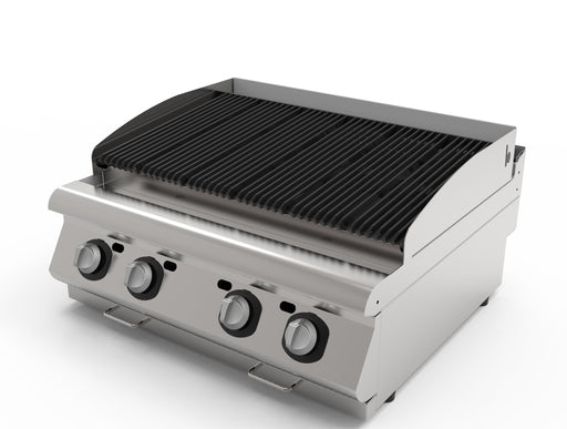 INOKSAN 9LG20S - Gas Charcoal Grill Counter Top - INO-9LG20S - INOKSAN