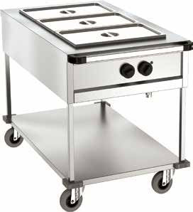 Kusina AB65G310 - Electrical Bainmarie Trolley With 3 Gn 1/1 Container ...