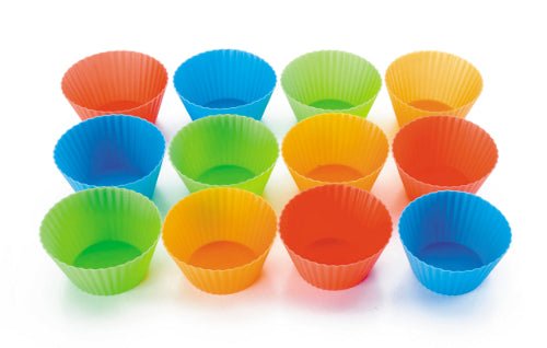 Lacor 66745 - Silicone 12 Round Muffin Molds Set - LAC-66745 - Lacor