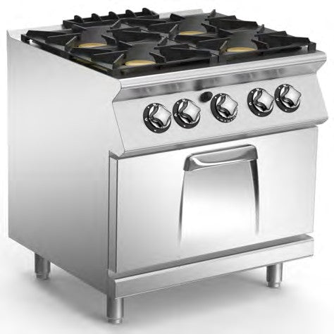 MARENO NC7FG8G32 - Gas Cooker 4 Burners with Gas Oven - MAR-CR0598090 - Mareno