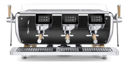 STORM SAEP/3 - 3 Group Electronic Espresso Coffee Machine - Black/Chrome - 0KSAEP3S430009 - Wega