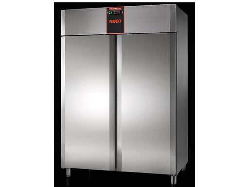 TECNODOM AF14PKMTN - Upright Stainless Steel Refrigerator 2 Door - DOM-AF14PKMTN - Tecnodom