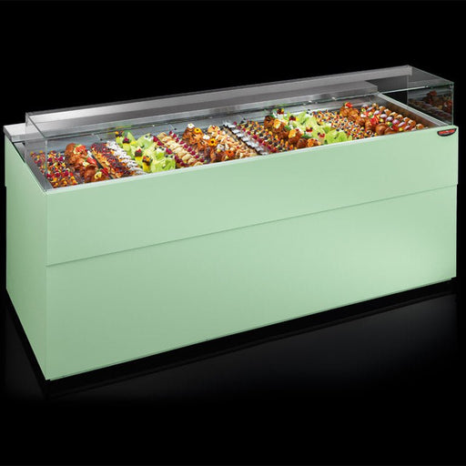 TECNODOM PUNTOK PK3VVCG1M - Ventilated Refrigerated Display 3 Trays - DOM-PK3VVCG1M - Tecnodom