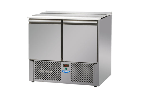 Tecnodom SLV02NX - Refrigerated Counter 2 Doors with S/S Top - DOM-SLV02NX - Tecnodom