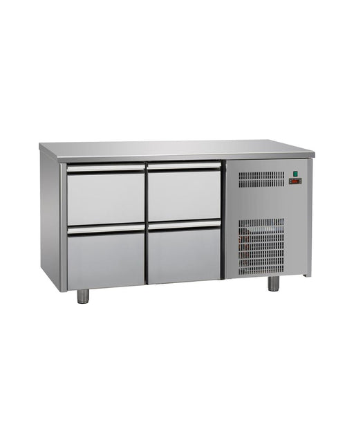 TECNODOM TF02MIDGN-22 - Refrigerated Counter - 4 Drawers - DOM-TF02MIDGN-22 - Tecnodom